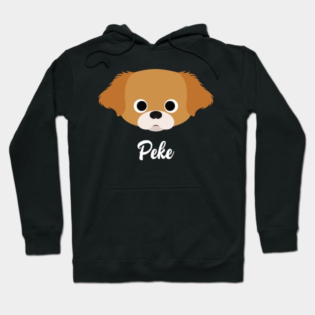 Peke - Pekingese Hoodie by DoggyStyles